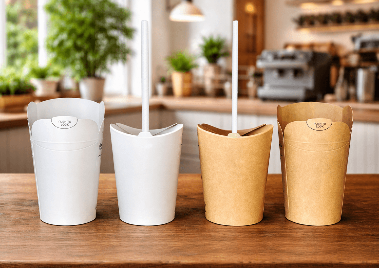 Copo ecológico 240ml para bebidas quentes, alternativa sustentável ao copo descartável